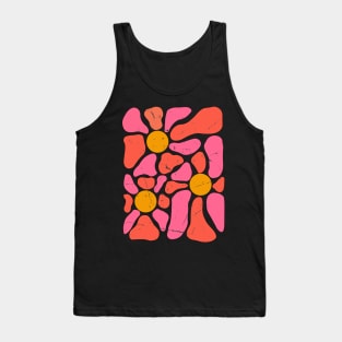 Boho Floral Comfort Colors Vintage Tank Top